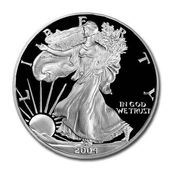 2004 USA 1oz Silver Proof EAGLE